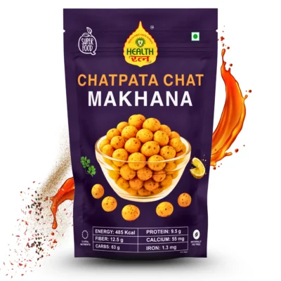 Chatpata Chat Roasted Makhana 50g – Crunchy, Tangy & Healthy Superfood Snack!
