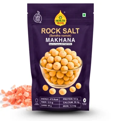 Rock Salt Roasted Makhana 50g – Crunchy, Fasting-Friendly & Healthy Superfood!