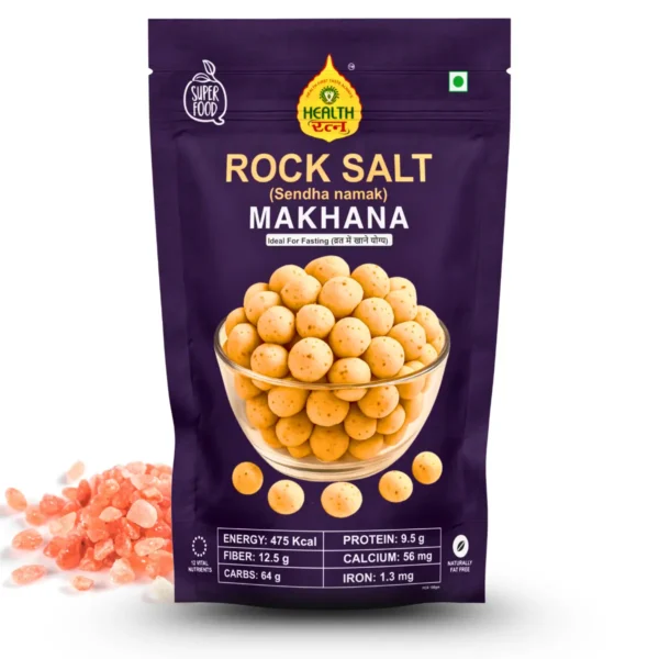 Rock Salt Roasted Makhana 50g – Crunchy, Fasting-Friendly & Healthy Superfood!